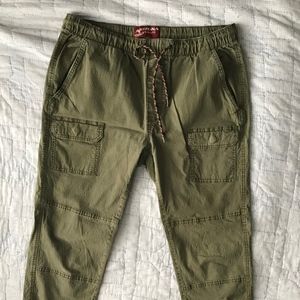 Cargo Jogger Army Green Pants